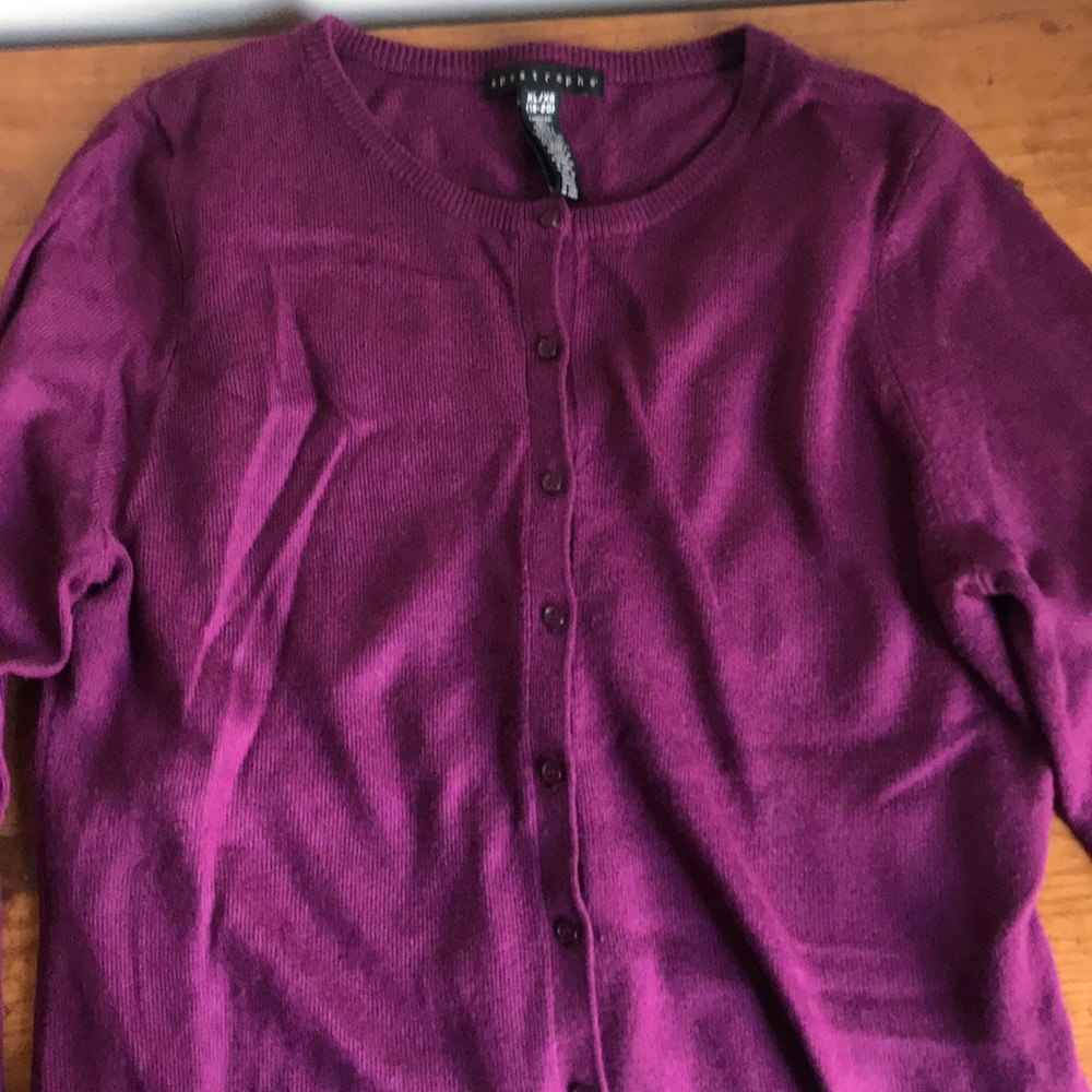 Sweater with built in shirt